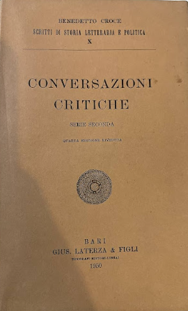 CONVERSAZIONI E CRITICHE SERIE 1